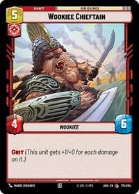 Wookiee Chieftain - Ashes of the Empire - Star Wars: Unlimited card
