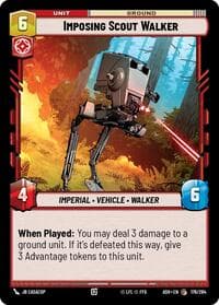 Imposing Scout Walker - Ashes of the Empire - Star Wars: Unlimited card