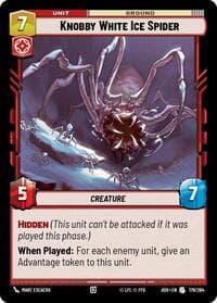 Knobby White Ice Spider - Ashes of the Empire - Star Wars: Unlimited card
