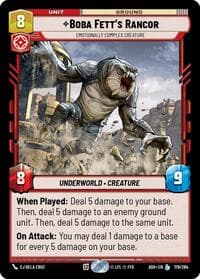 Boba Fett's Rancor - Emotionally Complex Creature - Ashes of the Empire - Star Wars: Unlimited card