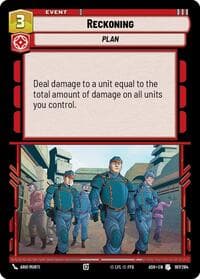 Reckoning - Ashes of the Empire - Star Wars: Unlimited card