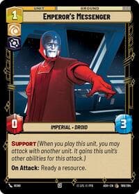 Emperor's Messenger - Ashes of the Empire - Star Wars: Unlimited card