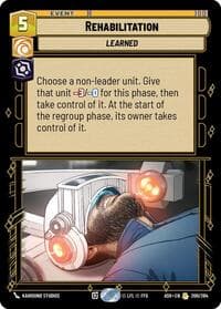 Rehabilitation - Ashes of the Empire - Star Wars: Unlimited card