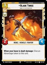 Blade Three - Bane of the Devastator - Ashes of the Empire - Star Wars: Unlimited card