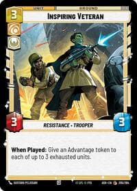 Inspiring Veteran - Ashes of the Empire - Star Wars: Unlimited card