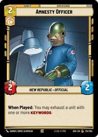 Amnesty Officer - Ashes of the Empire - Star Wars: Unlimited card