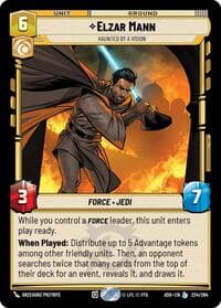 Elzar Mann - Haunted by a Vision - Ashes of the Empire - Star Wars: Unlimited card