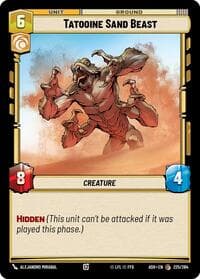 Tatooine Sand Beast - Ashes of the Empire - Star Wars: Unlimited card