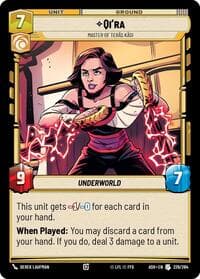 Qi'ra - Master of Teras Kasi - Ashes of the Empire - Star Wars: Unlimited card