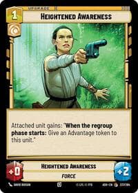 Heightened Awareness - Ashes of the Empire - Star Wars: Unlimited card