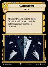 Masterstroke - Ashes of the Empire - Star Wars: Unlimited card
