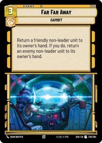 Far Far Away - Ashes of the Empire - Star Wars: Unlimited card
