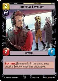 Imperial Loyalist - Ashes of the Empire - Star Wars: Unlimited card