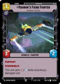 Marrok's Fiend Fighter - Formidable Pursuer - Ashes of the Empire - Star Wars: Unlimited card