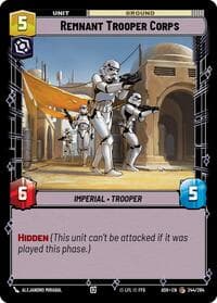 Remnant Trooper Corps - Ashes of the Empire - Star Wars: Unlimited card
