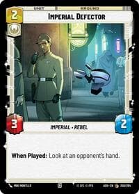 Imperial Defector - Ashes of the Empire - Star Wars: Unlimited card