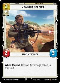 Zealous Soldier - Ashes of the Empire - Star Wars: Unlimited card