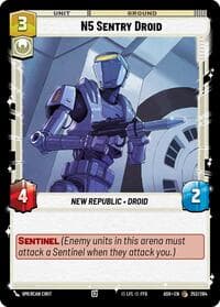 N5 Sentry Droid - Ashes of the Empire - Star Wars: Unlimited card