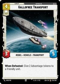 Gallofree Transport - Ashes of the Empire - Star Wars: Unlimited card