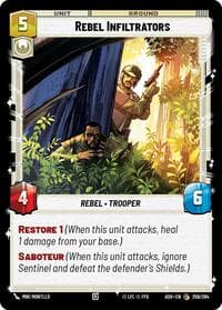 Rebel Infiltrators - Ashes of the Empire - Star Wars: Unlimited card
