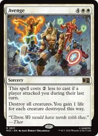 Avenge (Surge Foil) - Commander: Marvel Super Heroes - Magic: The Gathering card