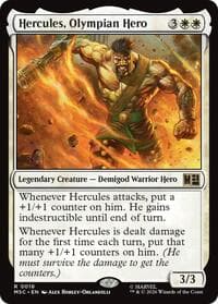 Hercules, Olympian Hero (Surge Foil) - Commander: Marvel Super Heroes - Magic: The Gathering card