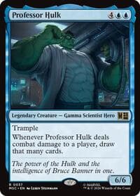 Professor Hulk (Surge Foil) - Commander: Marvel Super Heroes - Magic: The Gathering card