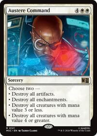 Austere Command (Surge Foil) - Commander: Marvel Super Heroes - Magic: The Gathering card