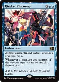 Kindred Discovery (Surge Foil) - Commander: Marvel Super Heroes - Magic: The Gathering card