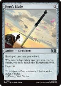 Hero's Blade (Surge Foil) - Commander: Marvel Super Heroes - Magic: The Gathering card