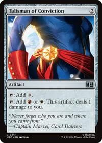 Talisman of Conviction (Surge Foil) - Commander: Marvel Super Heroes - Magic: The Gathering card