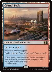 Coastal Peak (Surge Foil) - Commander: Marvel Super Heroes - Magic: The Gathering card
