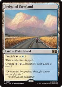Irrigated Farmland (Surge Foil) - Commander: Marvel Super Heroes - Magic: The Gathering card