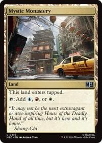 Mystic Monastery (Surge Foil) - Commander: Marvel Super Heroes - Magic: The Gathering card