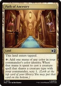 Path of Ancestry (Surge Foil) - Commander: Marvel Super Heroes - Magic: The Gathering card