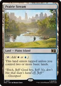 Prairie Stream (Surge Foil) - Commander: Marvel Super Heroes - Magic: The Gathering card