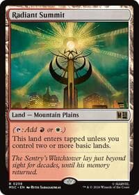 Radiant Summit (Surge Foil) - Commander: Marvel Super Heroes - Magic: The Gathering card