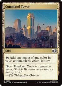 Command Tower (0234) - Commander: Marvel Super Heroes - Magic: The Gathering card