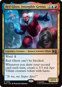Red Ghost, Intangible Genius (Surge Foil) - Commander: Marvel Super Heroes - Magic: The Gathering card