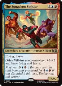 The Squadron Sinister - Commander: Marvel Super Heroes - Magic: The Gathering card