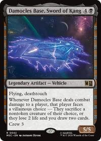 Damocles Base, Sword of Kang - Commander: Marvel Super Heroes - Magic: The Gathering card