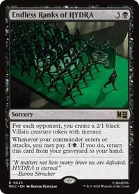 Endless Ranks of HYDRA (Surge Foil) - Commander: Marvel Super Heroes - Magic: The Gathering card