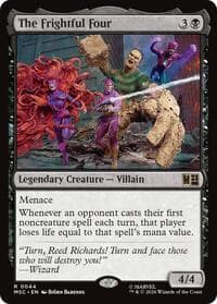 The Frightful Four (Surge Foil) - Commander: Marvel Super Heroes - Magic: The Gathering card