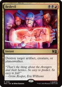 Bedevil (Surge Foil) - Commander: Marvel Super Heroes - Magic: The Gathering card