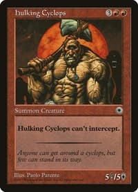 Hulking Cyclops - Portal - Magic: The Gathering card