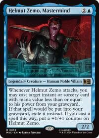 Helmut Zemo, Mastermind (Surge Foil) - Commander: Marvel Super Heroes - Magic: The Gathering card
