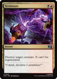 Terminate - Commander: Marvel Super Heroes - Magic: The Gathering card
