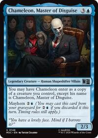 Chameleon, Master of Disguise - Commander: Marvel Super Heroes - Magic: The Gathering card