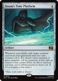 Doom's Time Platform (Surge Foil) - Commander: Marvel Super Heroes - Magic: The Gathering card