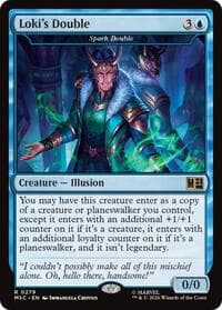 Loki's Double - Spark Double - Commander: Marvel Super Heroes - Magic: The Gathering card